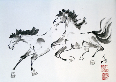 Chinese Painting of Horse