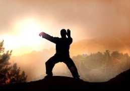 Tai Ji Master on mountaintop